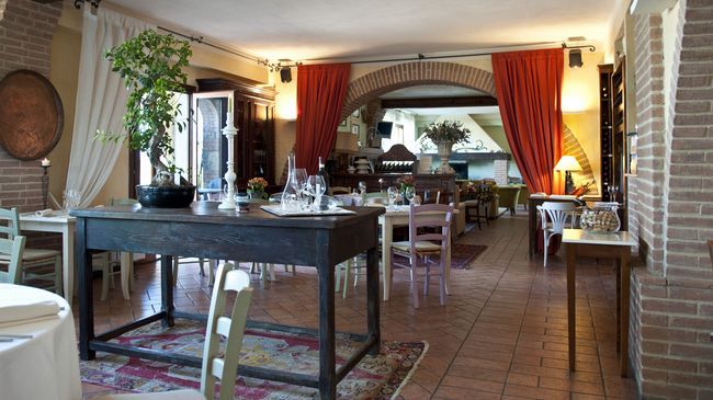 Maison d'hôtes Il Poggio à Celle sul Rigo Restaurant photo