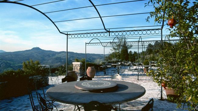 Maison d'hôtes Il Poggio à Celle sul Rigo Restaurant photo